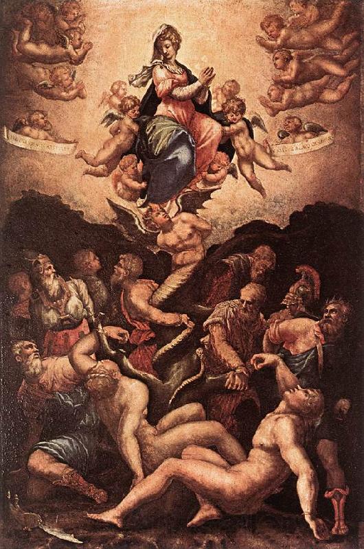 VASARI, Giorgio Allegory of the Immaculate Conception er Spain oil painting art